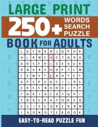 Cover for Laura Bidden · Word Search Book 250 Word Puzzles with Solutions for Adults (Buch) (2023)