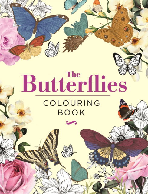 Cover for Peter Gray · The Butterflies Colouring Book: Hardback Gift Edition - Hardback Vintage Colouring (Hardcover Book) (2025)