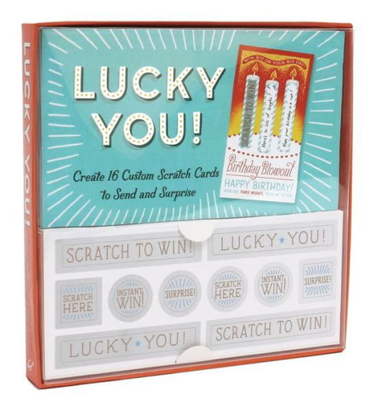 Lucky You!: Create 16 Custom Scratch Cards to Send and Surprise - Lea Redmond - Kirjat - Chronicle Books - 9781452129419 - maanantai 1. syyskuuta 2014