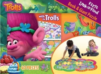 Cover for Veronica Wagner · DreamWorks Trolls: First Look and Find Book and Giant Puzzle (Board book) (2018)