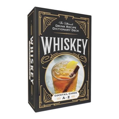 Cover for Adams Media · Whiskey Cocktail Cards A–Z: The Ultimate Drink Recipe Dictionary Deck - Cocktail Recipe Deck (Flashcards) (2023)