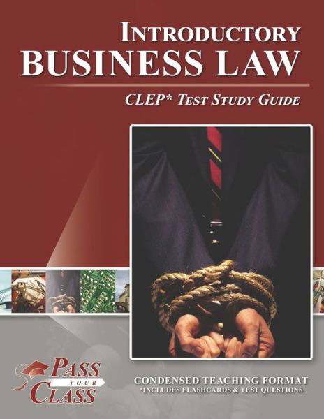 Cover for Passyourclass · Introductory Business Law CLEP Test Study Guide (Paperback Book) (2020)