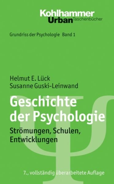 Cover for Lück · Geschichte der Psychologie (Bog) (2014)