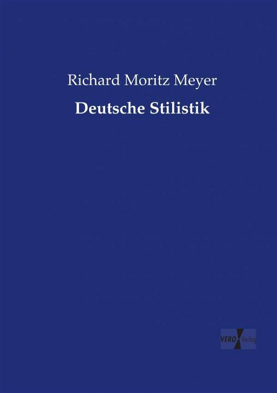Cover for Meyer · Deutsche Stilistik (Bok) (2019)