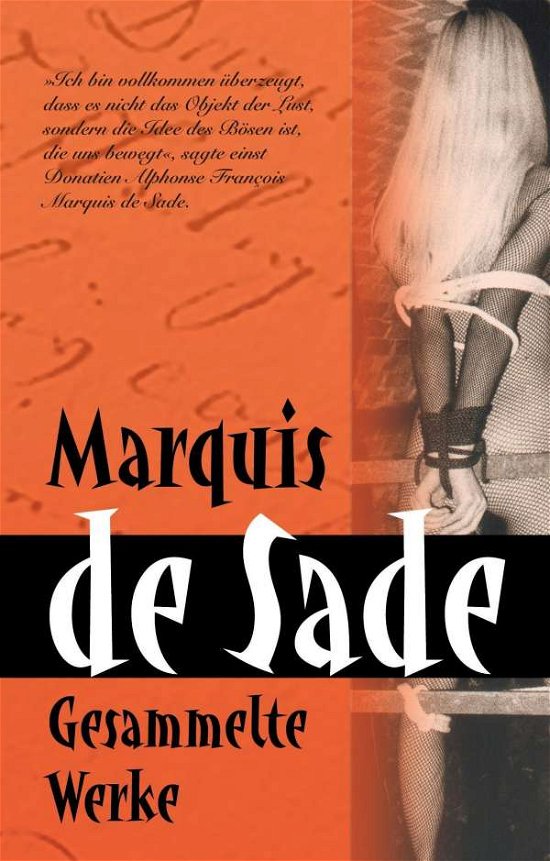 Cover for Sade · Marquise de Sade (Bok)