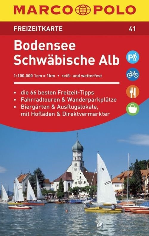 Cover for Mair-Dumont · Marco Polo Freizeitkarte: Bodensee, Schwäbische Alb (Hardcover Book) (2015)