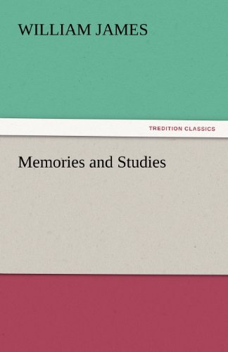 Cover for William James · Memories and Studies (Tredition Classics) (Paperback Bog) (2011)