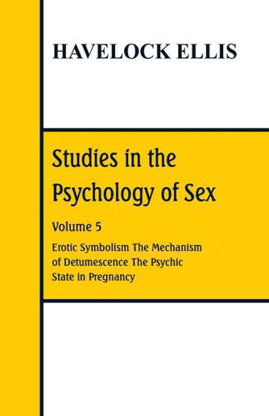 Cover for Havelock Ellis · Studies in the Psychology of Sex (Paperback Book) (2017)