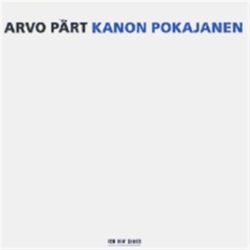 Cover for Arvo PÄrt · Kanon Pokajanen (CD) (1998)