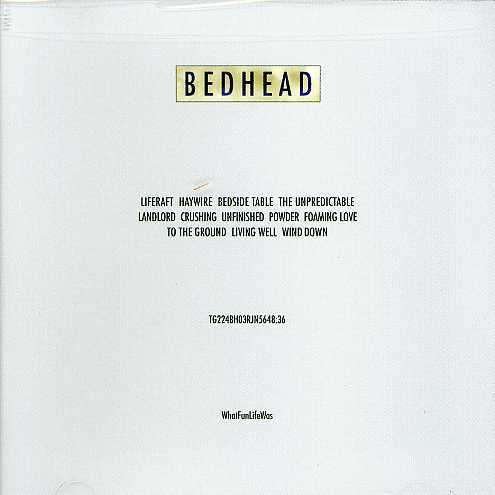 Cover for Bedhead · What Fun Life Was (CD) [Reissue edition] (2001)