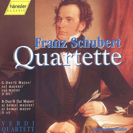 String Quartet D 68 in B Flt Major: D 887 G Major - Schubert / Verdi Quartett - Musique - HAE - 0040888833420 - 23 mai 2000