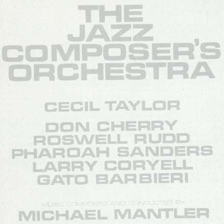 Cover for The Jazz Composer's Orchestra (CD) (1989)