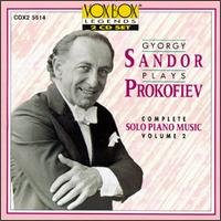 Cover for Prokofiev / Sandor · Complete Piano Music 2 (CD) (1993)