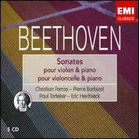 Cover for Beethoven / Ferras / Tortelier / Barbizet · Beethoven: Vln Sonatas / Clo Sonatas (CD) [Box set] (2008)