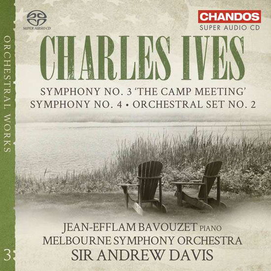 Cover for C. Ives · Orchestral Works Vol.3: Symphony No.3 &amp; 4 (CD) (2017)