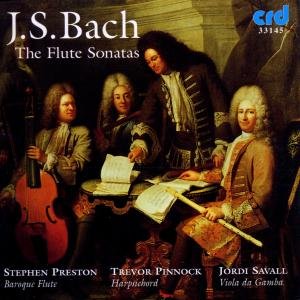Cover for Bach,j.s. / Preston / Savall / Pinnock · Flute Sonatas Bwv 1013 1030 (CD) (2009)