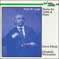 Works For Violin & Piano - N.W. Gade - Musiikki - KONTRAPUNKT - 0716043216420 - torstai 11. marraskuuta 1999