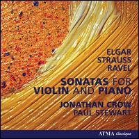 Cover for Elgar / Strauss / Ravel · Sonatas For Violin &amp; Piano (CD) (2008)