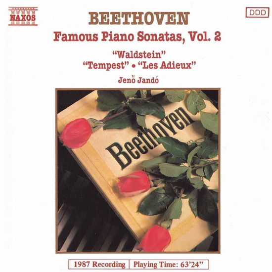 Beethoven: Famous Piano Sonatas, Vol. 2 - Jenő Jandó - Musikk - NAXOS - 0730099505420 - 19. mai 2009