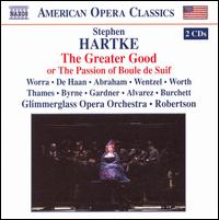 Cover for Hartke / Glimmerglass Opera · Greater Good (CD) (2007)