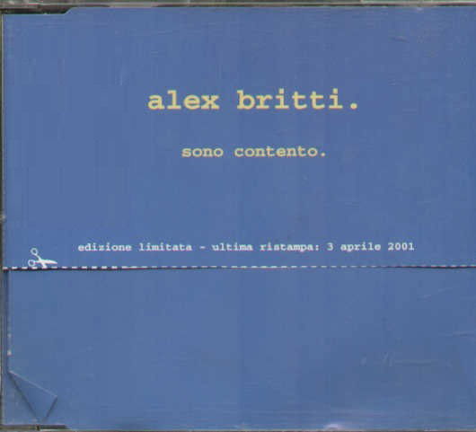 Cover for Alex Britti · Sono Contento (CD) (2001)