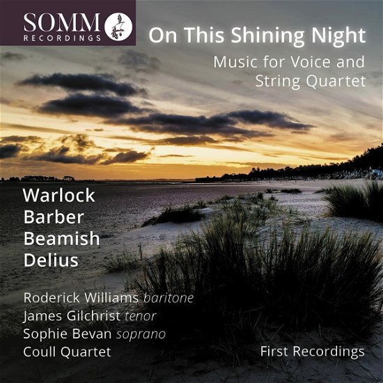 Cover for Williams / Gilchrist / Bevan · On This Shining Night: Music For Voice And String Quartet (CD) (2022)