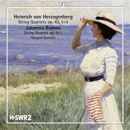 Brahms & Herzogenberg: String Quartets 2 - Brahms / Minguet Quartett - Musik - CPO - 0761203708420 - 8. juli 2016