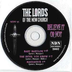 Believe It or Not - Lords of the New Church - Musik - NDN - 0809550003420 - 18. august 2016