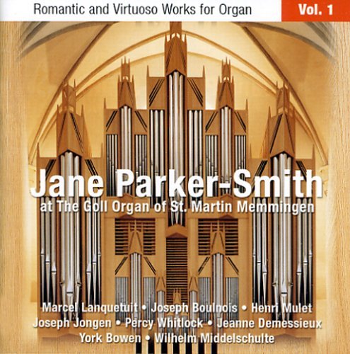 Romantic Organ Works 1 - Jane Parker-Smith - Musik - AVIE - 0822252003420 - 1 november 2003