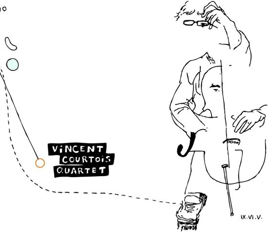 Cover for Vincent -Quartet- Courtois · What Do You Mean By Silence? (CD) (2018)