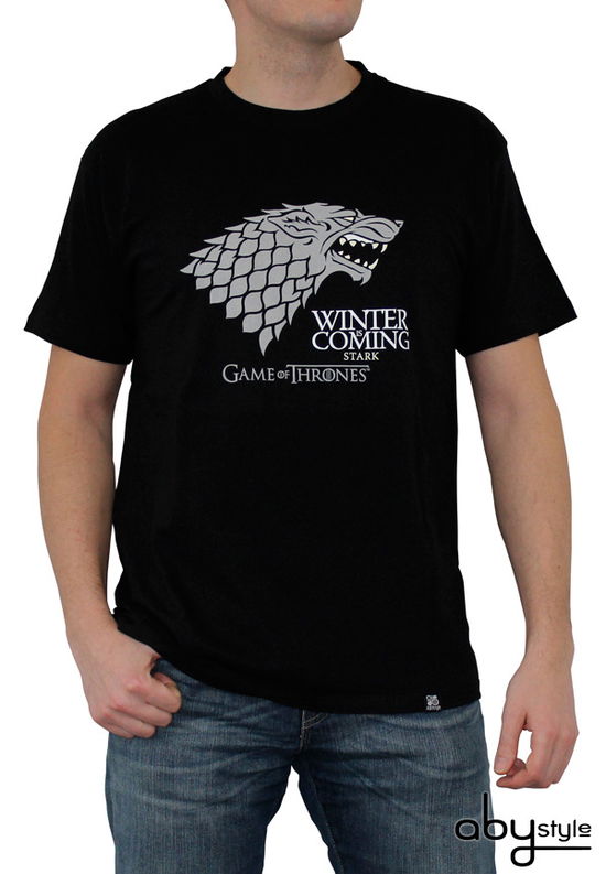 GAME OF THRONES - T-Shirt Winter Is Coming Men - Game of Thrones - Produtos - ABYstyle - 3700789200420 - 7 de fevereiro de 2019