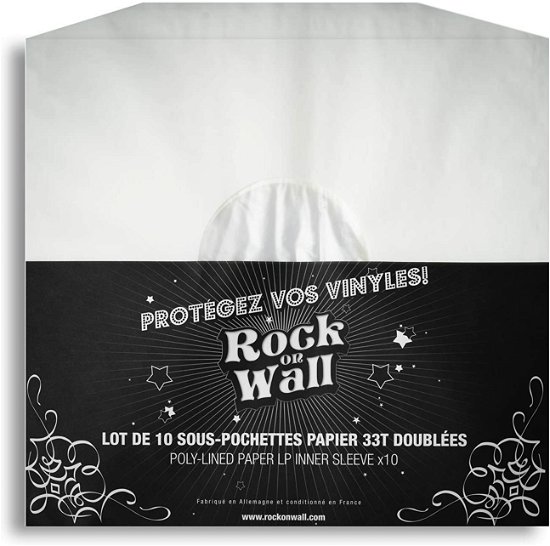 Cover for Rock On Wall Buste Di Carta Per Vinile Doppio ( Bianco) ( 10 Pz.) · Buste Di Carta Per Vinile Doppio (Bianco) (10 Pz.) Con Velina (ACCESSORY)