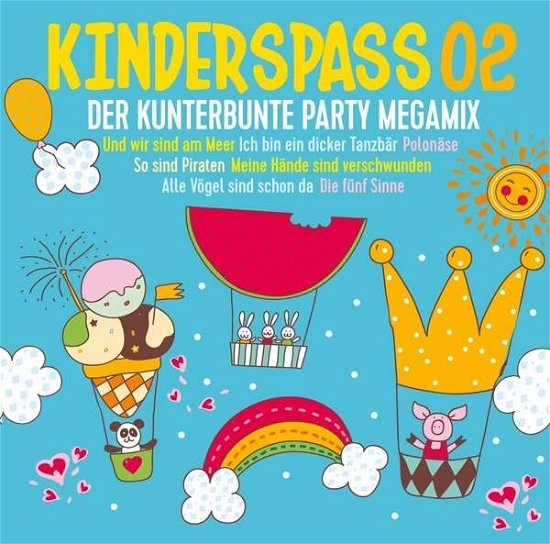 Kinderspass Vol.2-der Kunterbunte Party Megamix - V/A - Musik - PARTYKOENIG - 4032989443420 - 5. april 2019
