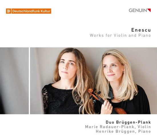 Cover for Enescu / Duo Bruggen-plank · Works for Violin &amp; Piano (CD) [Digipak] (2019)