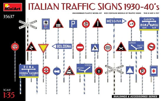 Cover for MiniArt · MiniArt - 1/35 Traffic Signs Italian 1930-1940\'s (11/21) * (Toys)