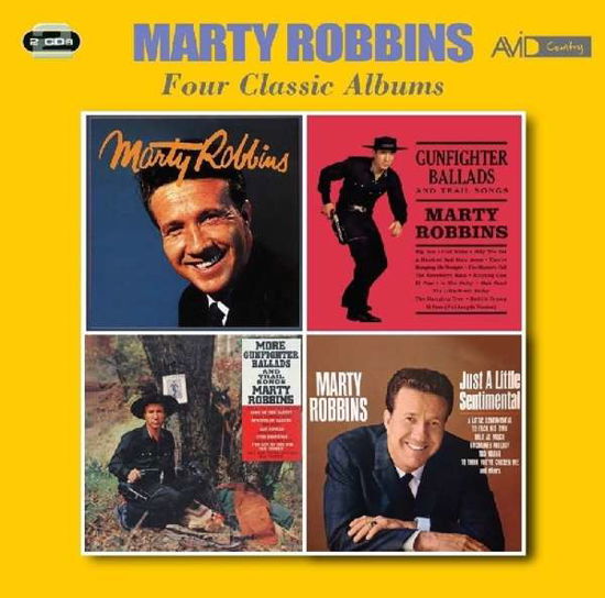 Four Classic Albums - Marty Robbins - Musiikki - AVID - 5022810721420 - perjantai 2. helmikuuta 2018