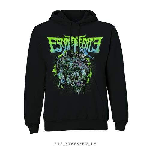 Escape The Fate Unisex Pullover Hoodie: Stressed - Escape The Fate - Koopwaar - Bravado - 5023209720420 - 27 januari 2015