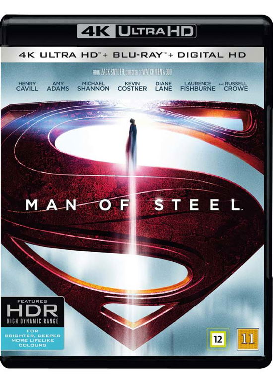 Cover for Man Of Steel (4K Ultra HD/BD) [4K edition] (2016)