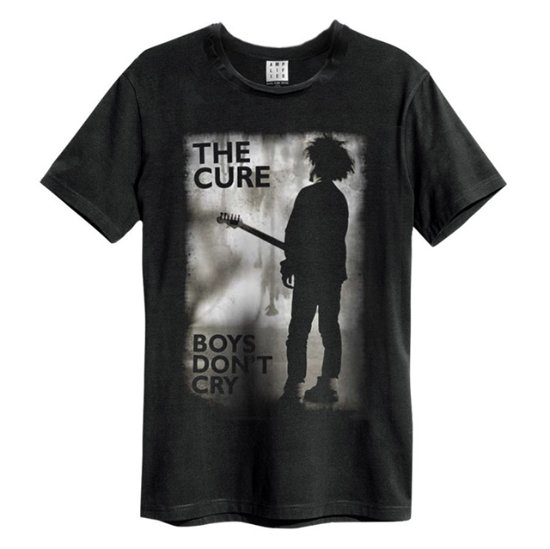 The Cure - Boys Dont Cry Amplified Vintage Black Small T-Shirt - The Cure - Gadżety - AMPLIFIED - 5054488088420 - 