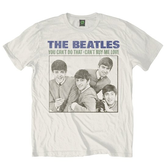 Cover for The Beatles · The Beatles Unisex T-Shirt: You Can't Do That (T-shirt) [size S] [White - Unisex edition]