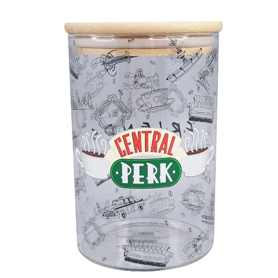 FRIENDS - Central Perk - Storage Jar Glass 950ml - Friends: Half Moon Bay - Merchandise -  - 5055453494420 - 