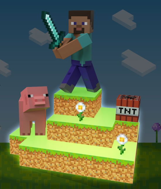 Minecraft Steve Diorama (Lampada) - Paladone - Merchandise - Paladone - 5055964785420 - 22. februar 2023