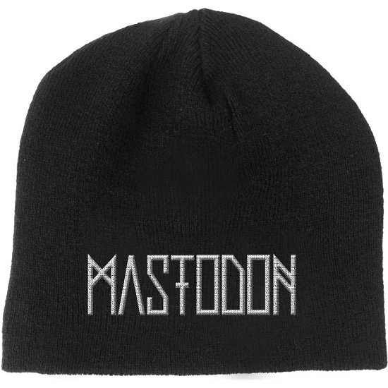 Mastodon Unisex Beanie Hat: Logo - Mastodon - Merchandise -  - 5056170662420 - 