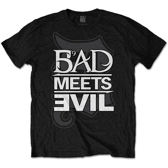 Bad Meets Evil Unisex T-Shirt: Logo - Bad Meets Evil - Gadżety -  - 5056170675420 - 