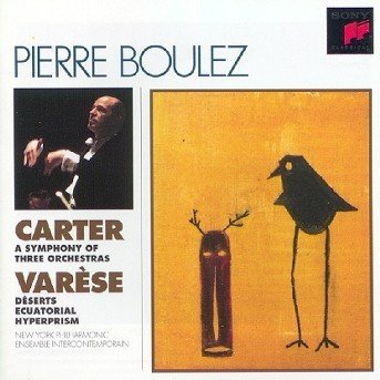 Cover for Ensemble Intercontemporain · Carter: Varese (CD)