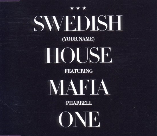 Cover for Swedish House Mafia · One-your Name-feat.pharre (SCD) (2010)