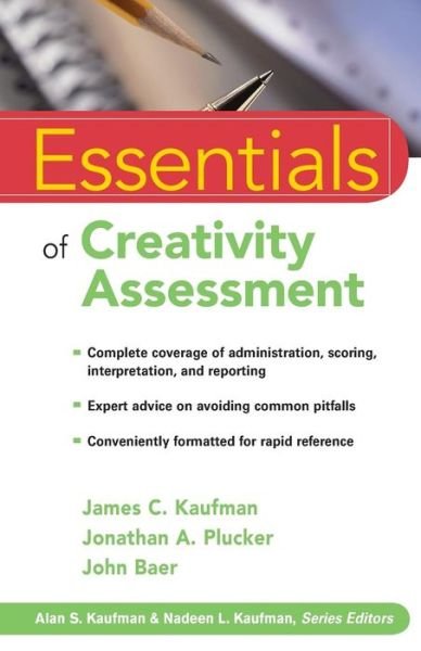 Cover for Kaufman, James C. (California State University at San Bernardino) · Essentials of Creativity Assessment - Essentials of Psychological Assessment (Taschenbuch) (2008)