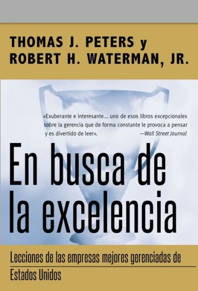 Cover for Thomas J. Peters · En busca de la excelencia (Pocketbok) (2017)