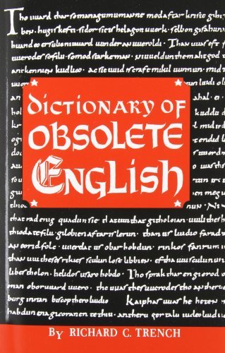 Dictionary of Obsolete English - Richard C. Trench - Libros - Philosophical Library - 9780806530420 - 1958