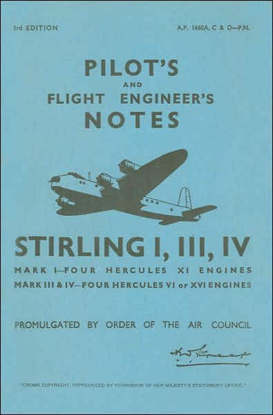 Cover for Air Ministry · Stirling I, III &amp; IV Pilot Notes: Air Ministry Pilot's Notes (Pocketbok) [Facsimile of 1944 edition] (1972)